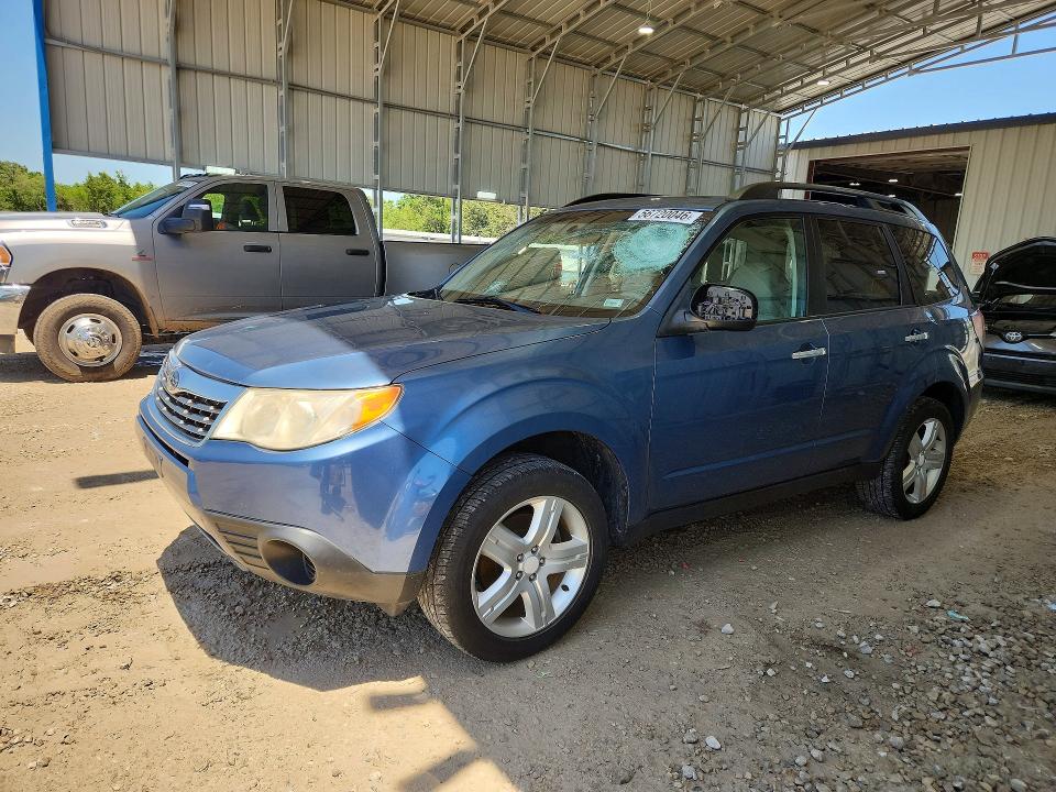 2010 Subaru Forester VIN JF2SH6CC8AH752186 COPART salvage auction — HAIL, Mo - Certificate Of Title, sold $600 on 2026-07-20 (photo 1)