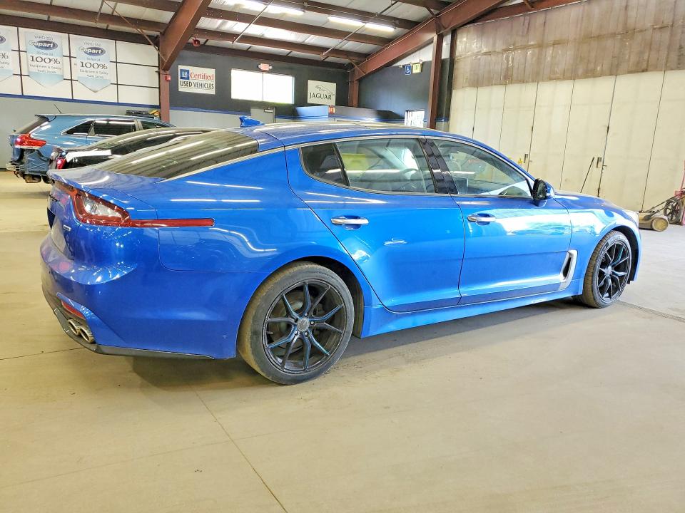 2018 Kia Stinger VIN KNAE25LA8J6025967 COPART salvage auction — FRONT END, Ri - Certificate Of Title, sold $6,400 on 2026-07-09 (photo 3)
