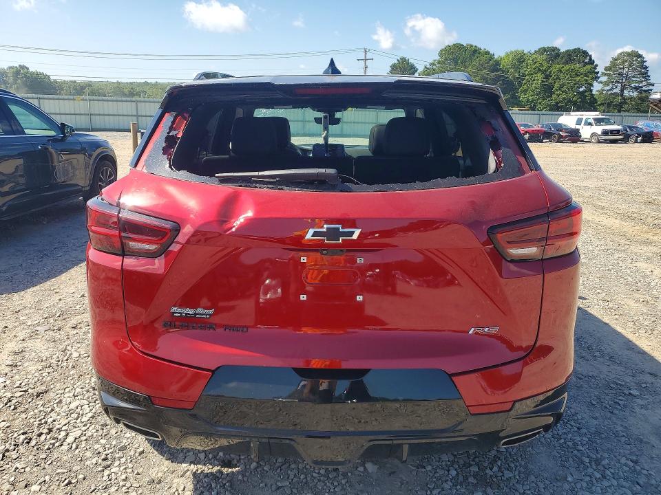 2025 Chevrolet Blazer VIN 3GNKBKRS7SS271207 COPART salvage auction — HAIL, AR - CERT OF TITLE-SALVAGE, sold $14,600 on 2026-08-17 (photo 6)