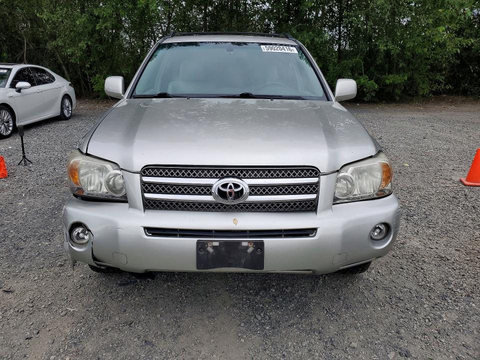 2006 Toyota Highlander hybrid VIN JTEEW21A060026965 COPART salvage auction — FRONT END, WA - BILL OF SALE, sold $600 on 2026-07-20 (photo 5)