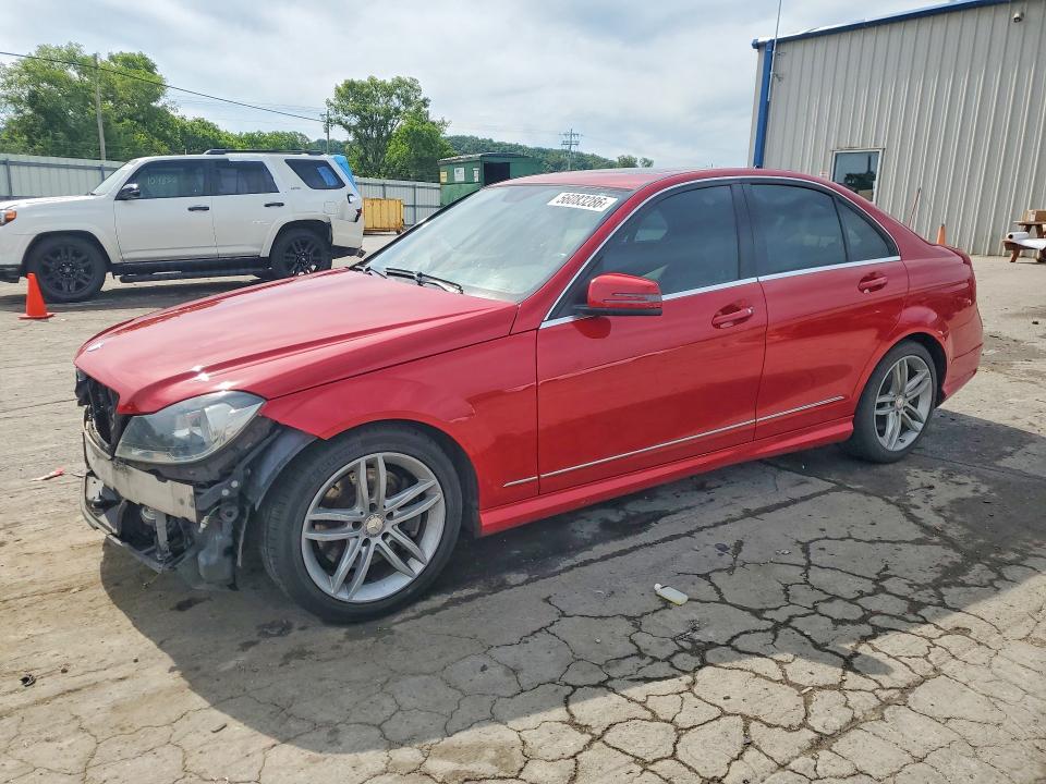 2013 Mercedes-benz C-klasse VIN WDDGF8AB8DA786602 COPART salvage auction — FRONT END, Ky - Cert Of Title-Salvage, sold $1,050 on 2026-07-15 (photo 1)