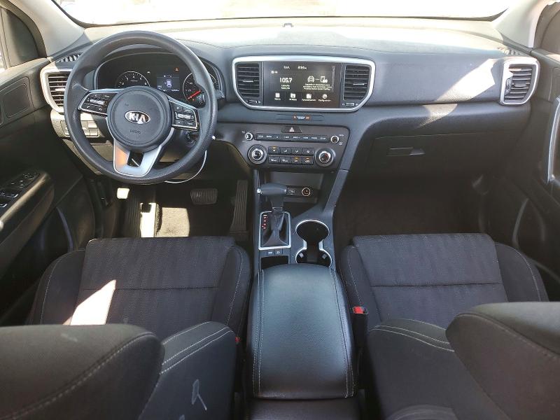 2021 Kia Sportage VIN KNDPM3ACXM7930420 COPART salvage auction — REAR END, CA - SALVAGE CERTIFICATE, sold $2,750 on 2026-07-14 (photo 8)