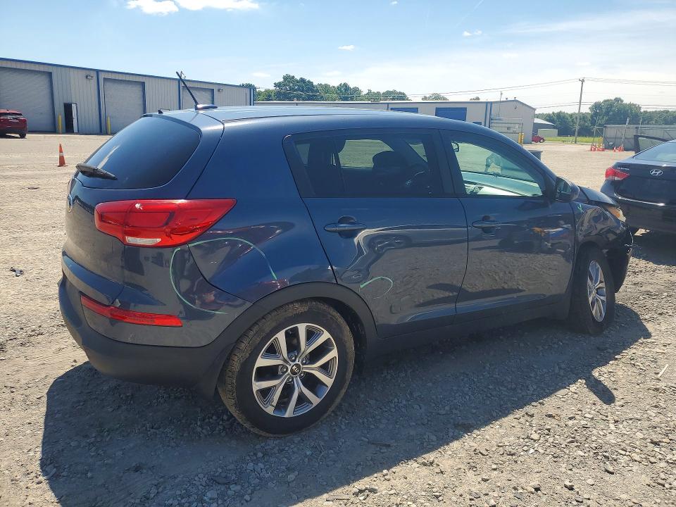 2016 Kia Sportage VIN KNDPB3AC7G7846839 COPART salvage auction — FRONT END, AR - CERT OF TITLE-SALVAGE, sold $775 on 2026-07-13 (photo 3)