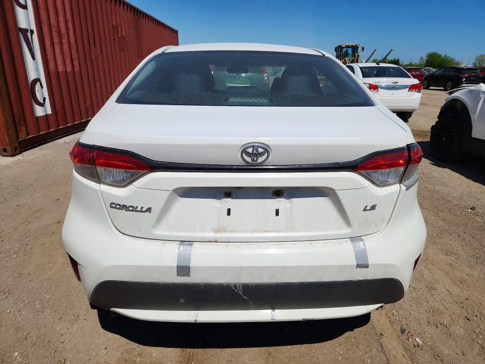 2020 Toyota Corolla VIN 5YFBPRBE7LP013730 COPART salvage auction — REAR END, On - Permit No Brand - Unfit, sold $6,600 on 2026-07-07 (photo 6)
