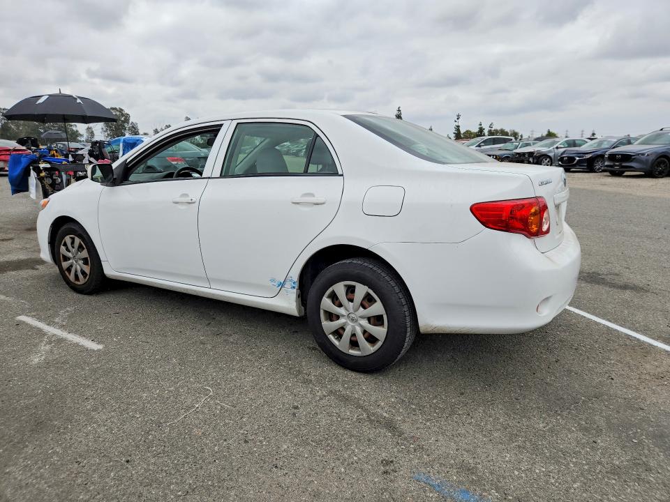 2010 Toyota Corolla VIN JTDBU4EE5AJ085602 COPART salvage auction — ALL OVER, CA - SALVAGE CERTIFICATE, sold $150 on 2026-07-21 (photo 2)