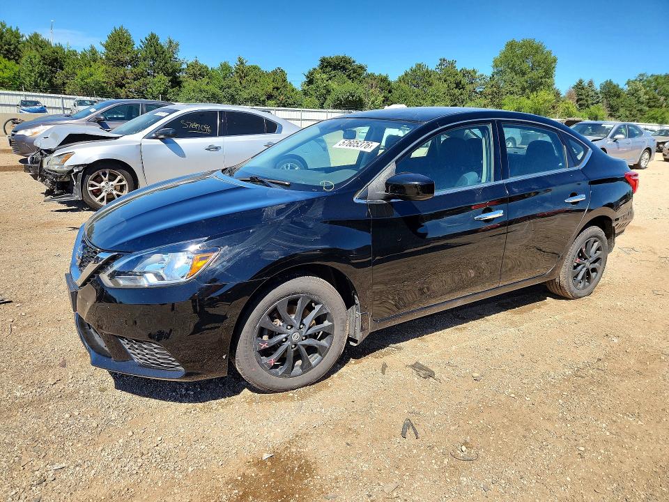 2018 Nissan Sentra VIN 3N1AB7AP6JY345563 COPART salvage auction — REAR END, Il - Salvage Certificate, sold $1,900 on 2026-07-30 (photo 1)
