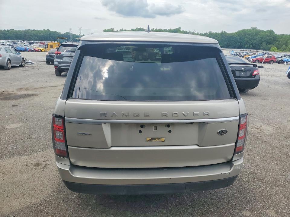 2016 Land rover RANGE ROVER VIN SALGS3EF9GA257520 COPART salvage auction — FRONT END, TX - CERTIFICATE OF TITLE, sold $1,150 on 2026-07-28 (photo 6)