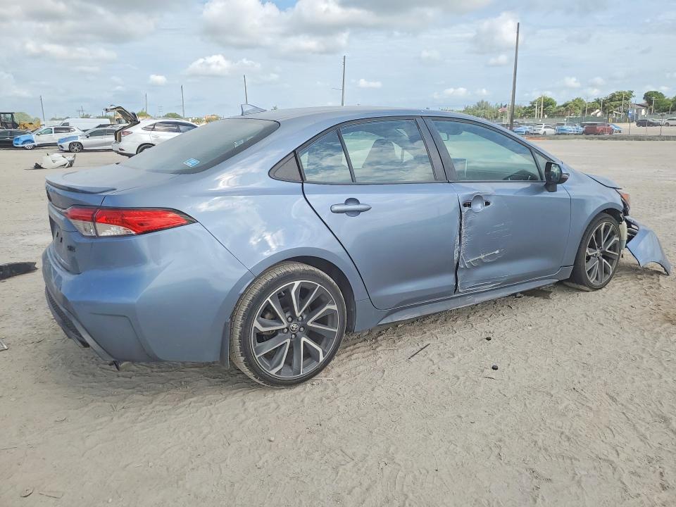 2020 Toyota Corolla VIN 5YFS4RCEXLP049290 COPART salvage auction — FRONT END, Fl - Cert Of Title Slvg Rebuildable, sold $6,500 on 2026-07-07 (photo 3)