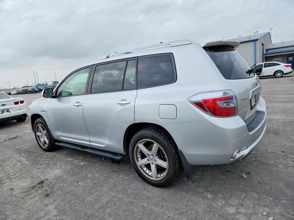 2008 Toyota Highlander VIN JTEEW44A682004757 COPART salvage auction — MECHANICAL, Ok - Certificate Of Title, sold $1,450 on 2026-07-10 (photo 2)