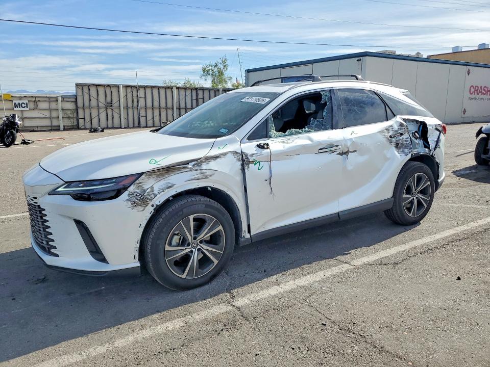 2025 Lexus VIN 2T2BBMCA1SC065345 COPART salvage auction — SIDE, TX - SALVAGE VEHICLE TITLE, sold $29,250 on 2026-07-31 (photo 1)
