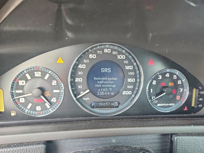2007 Mercedes-benz Clk-class VIN WDBTK77G17T076904 COPART salvage auction — WATER/FLOOD, FL - CERT OF TITLE-SLVG REBLD FLOOD, sold $650 on 2026-07-23 (photo 9)