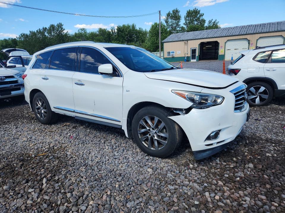 2015 Infiniti Qx60 VIN 5N1AL0MM2FC551414 COPART salvage auction — FRONT END, Il - Certificate Of Title, sold $575 on 2026-08-03 (photo 4)
