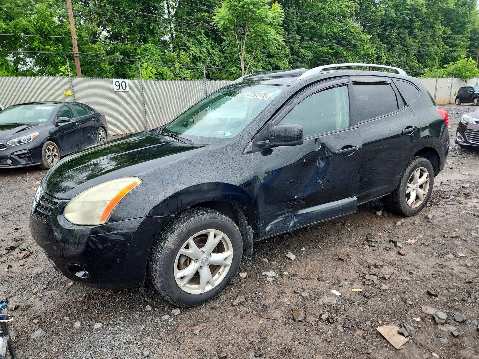 2009 Nissan Rogue VIN JN8AS58V99W435397 COPART salvage auction — SIDE, PA - CERTIFICATE OF SALVAGE, sold $425 on 2026-07-13 (photo 1)