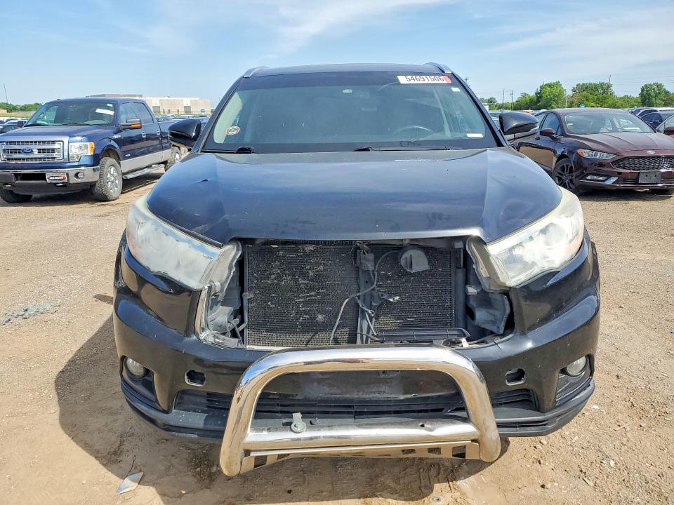 2014 Toyota VIN 5TDJKRFH0ES068125 COPART salvage auction — FRONT END, Ia - Cert Of Title-Salvage Title, sold $6,300 on 2026-07-31 (photo 5)
