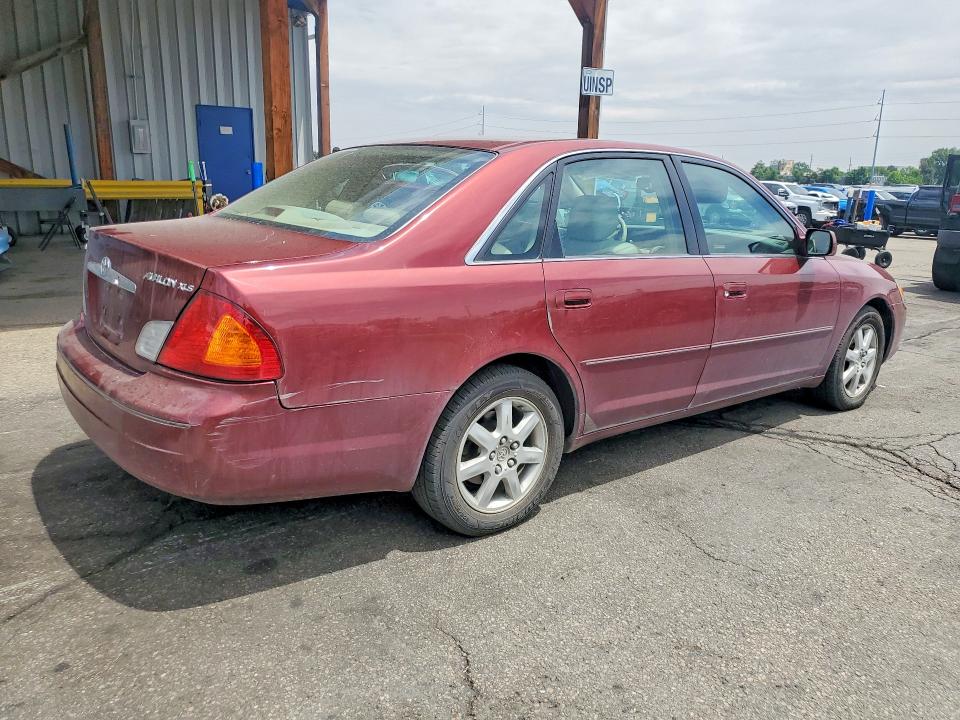 2000 Toyota Avalon VIN 4T1BF28BXYU093215 COPART salvage auction — MECHANICAL, Co - Bill Of Sale-Parts Only, sold $275 on 2026-07-09 (photo 3)