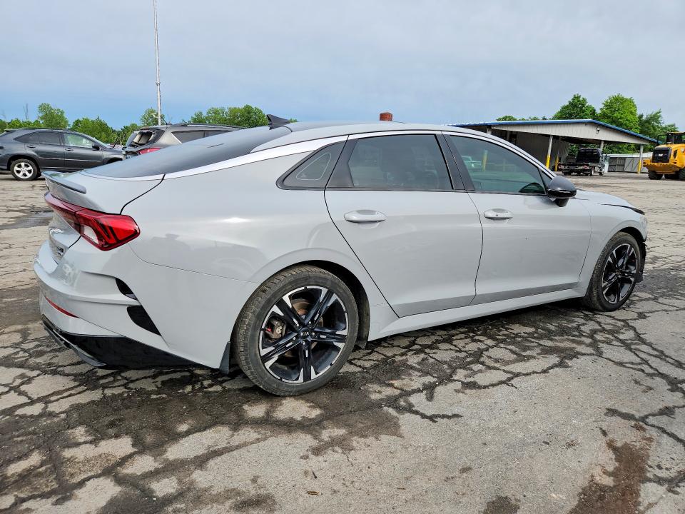 2021 Kia K5 VIN 5XXG64J26MG030614 COPART salvage auction — FRONT END, Ny - Mv-907A Salvage Certificate, sold $6,700 on 2026-07-16 (photo 3)