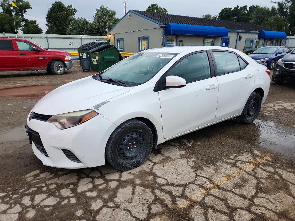 2016 Toyota VIN 5YFBURHE8GP510033 COPART salvage auction — HAIL, KS - CERT OF TITLE-SALVAGE, sold $3,100 on 2026-07-20 (photo 1)