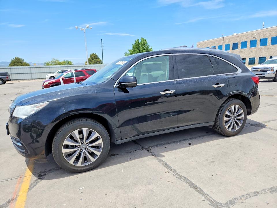 2016 Acura Mdx VIN 5FRYD4H41GB036683 COPART salvage auction — FRONT END, Co - Certificate Of Title, sold $2,500 on 2026-08-03 (photo 1)