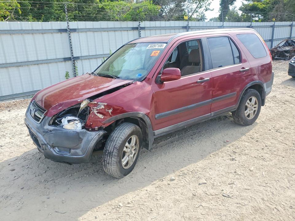 2003 Honda Cr-v VIN JHLRD78833C038391 COPART salvage auction — FRONT END, VA - CERT OF TITLE - SALVAGE, sold $850 on 2026-07-14 (photo 1)
