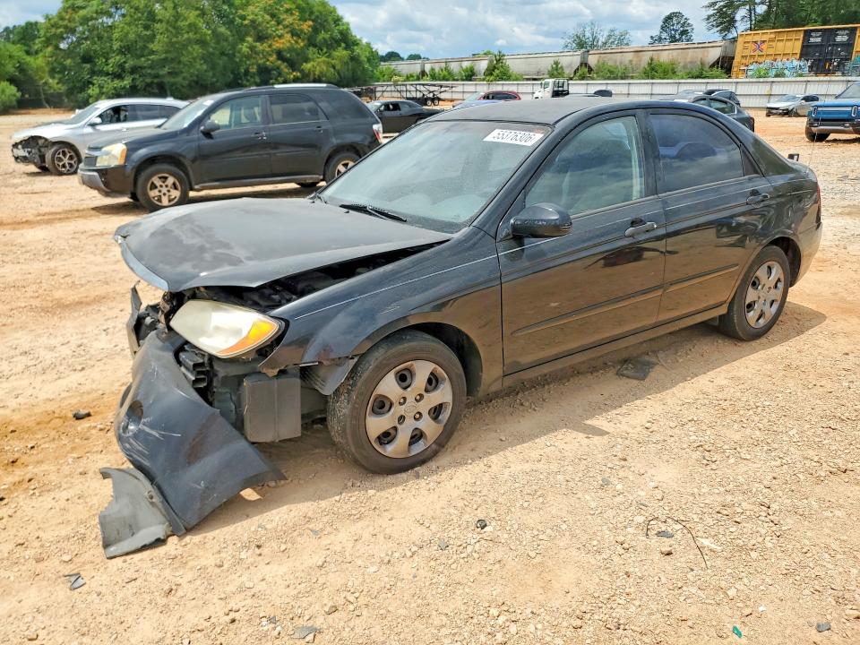 2006 Kia Spectra VIN KNAFE121765215147 COPART salvage auction — FRONT END, Nc - Salvage Certificate Of Title, sold $275 on 2026-07-13 (photo 1)
