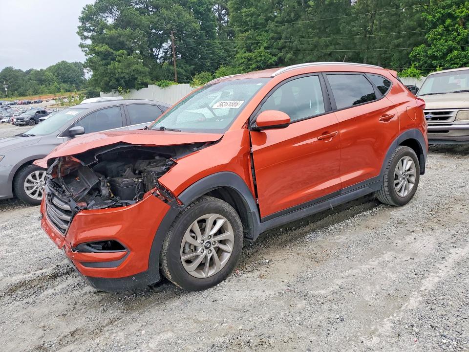2016 Hyundai Tucson VIN KM8J33A45GU154538 COPART salvage auction — FRONT END, Ga - Cert Of Title-Salvage, sold $2,350 on 2026-07-13 (photo 1)