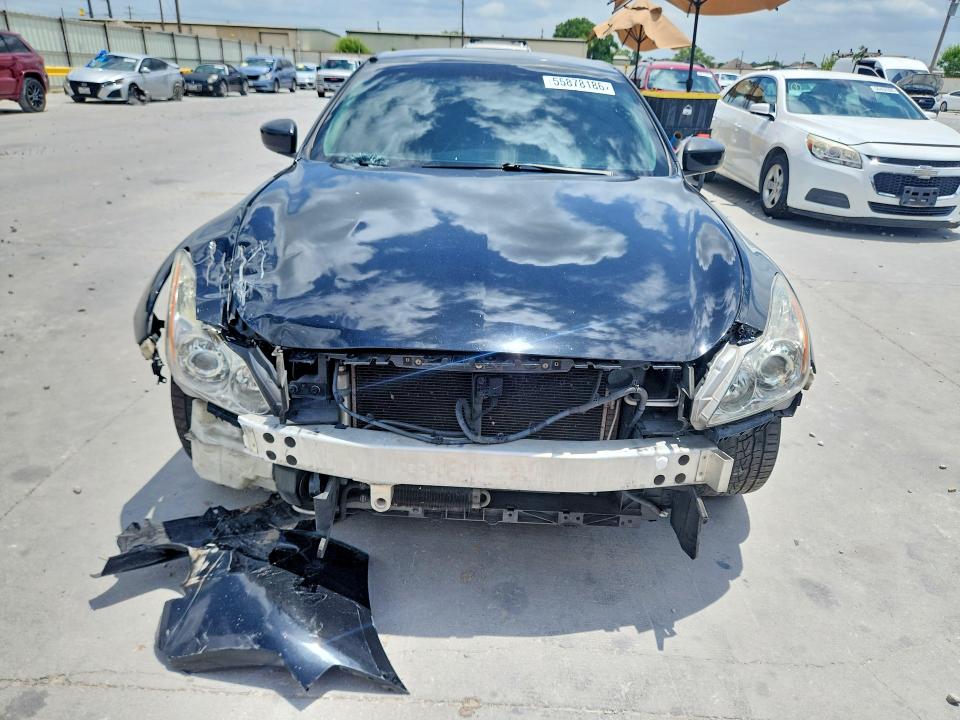 2009 Infiniti G VIN JNKCV66E79M724907 COPART salvage auction — FRONT END, Tx - Salvage Vehicle Title, sold $2,600 on 2026-07-17 (photo 5)