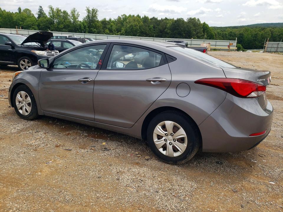 2016 Hyundai VIN KMHDH4AE1GU646139 COPART salvage auction — FRONT END, VA - CERTIFICATE OF TITLE, sold $2,000 on 2026-07-06 (photo 2)
