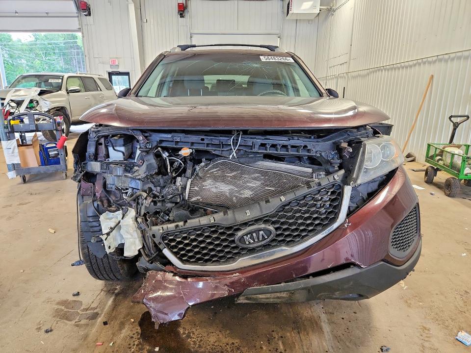 2012 Kia Sorento VIN 5XYKTDA21CG279674 COPART salvage auction — FRONT END, Mn - Cert Of Title-Salvage, sold $575 on 2026-07-07 (photo 5)