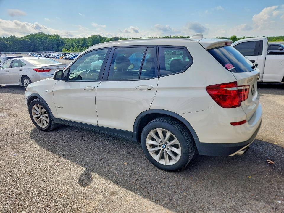 2017 BMW X3 VIN 5UXWZ7C37H0V88679 COPART salvage auction — FRONT END, Ms - Cert Of Title-Salvaged, sold $3,300 on 2026-07-16 (photo 2)