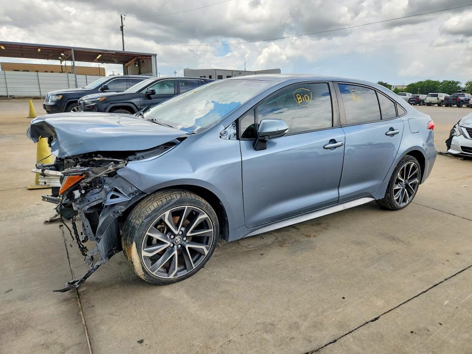 2020 Toyota Corolla VIN JTDS4RCE8LJ011335 COPART salvage auction — FRONT END, Tx - Salvage Vehicle Title, sold $1,550 on 2026-07-27 (photo 1)