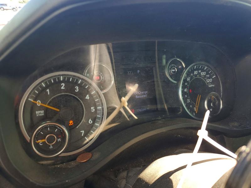 2021 Ram 1500 VIN 1C6SRFBT7MN726155 COPART salvage auction — FRONT END, Ca - Salvage Certificate, sold $2,200 on 2026-07-31 (photo 9)
