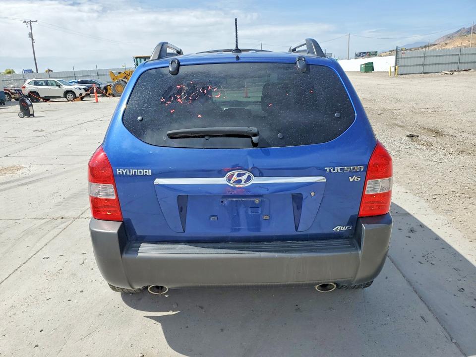 2008 Hyundai Tucson VIN KM8JN72DX8U880056 COPART salvage auction — FRONT END, Ut - Salvage Certificate, sold $425 on 2026-07-20 (photo 6)