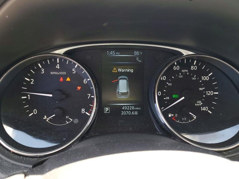 2016 Nissan Rogue VIN KNMAT2MT0GP594974 COPART salvage auction — FRONT END, Ky - Cert Of Title-Salvage, sold $1,500 on 2026-07-09 (photo 9)