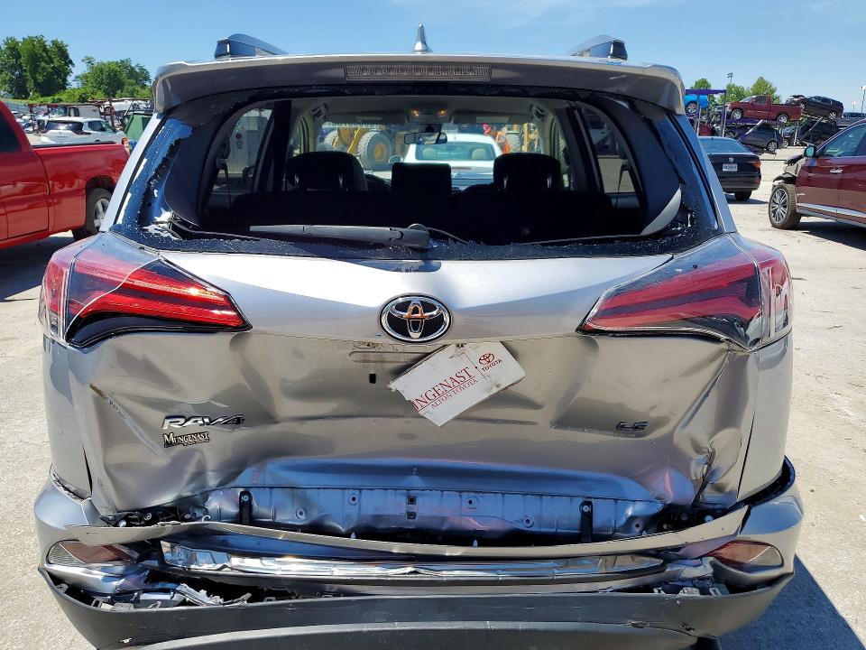 2018 Toyota VIN JTMZFREV6JJ166369 COPART salvage auction — REAR END, Mo - Salvage Certificate Of Title, sold $1,000 on 2026-07-28 (photo 6)