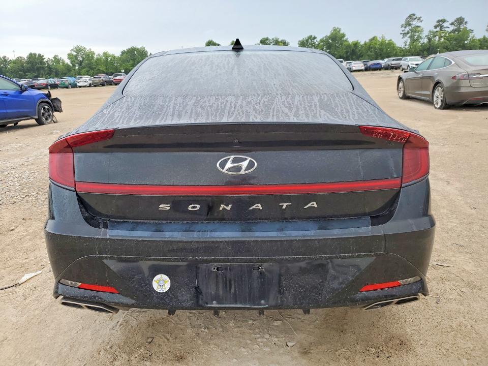 2022 Hyundai Sonata VIN KMHL14JC8NA223295 COPART salvage auction — FRONT END, Tx - Salvage Vehicle Title, sold $4,800 on 2026-07-31 (photo 6)