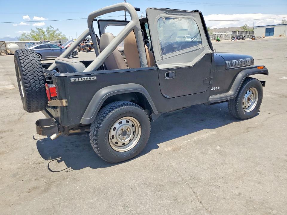 1989 Jeep Wrangler / VIN 2J4FY19E5KJ169262 COPART salvage auction — MECHANICAL, Tx - Certificate Of Title (P), sold $5,800 on 2026-08-03 (photo 3)