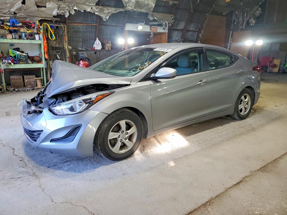 2015 Hyundai Elantra VIN KMHDH4AEXFU248975 COPART salvage auction — FRONT END, Ny - Mv-907A Salvage Certificate, sold $975 on 2026-07-15 (photo 1)