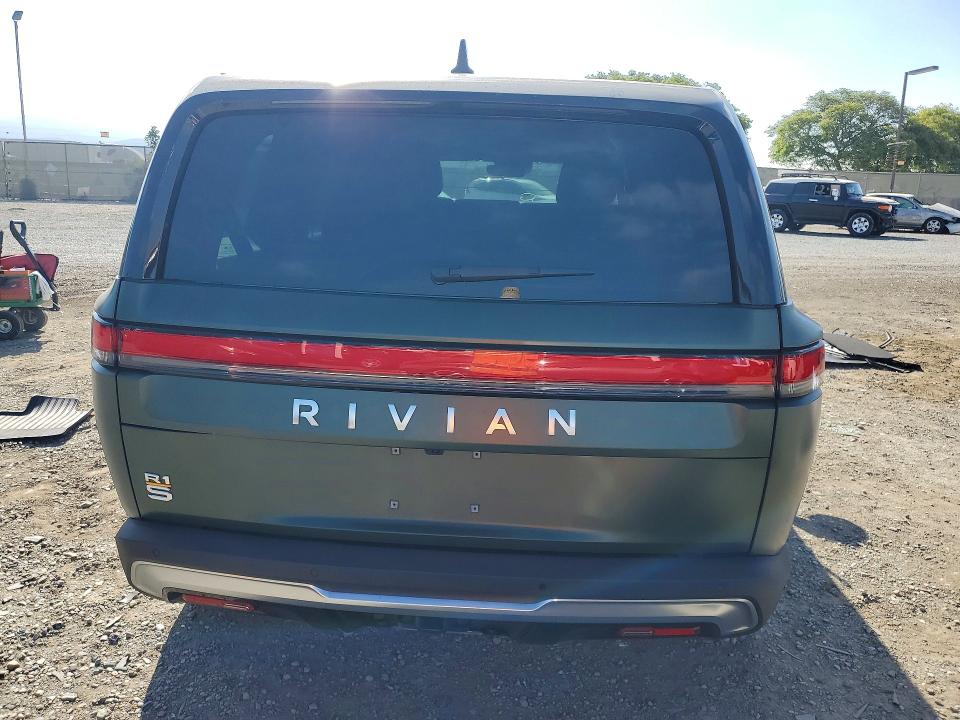 2023 Rivian R1s VIN 7PDSGABA8PN018767 COPART salvage auction — FRONT END, Ca - Salvage Certificate, sold $16,200 on 2026-09-11 (photo 6)