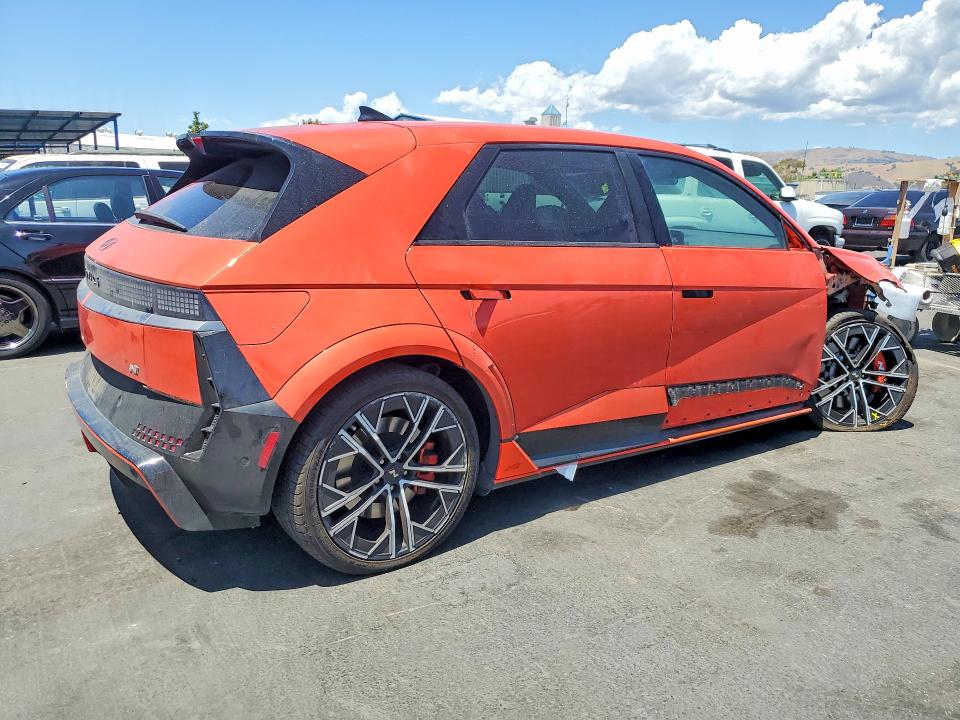 2025 Hyundai Ioniq VIN KM8KNDA85SU003389 COPART salvage auction — FRONT END, CA - SALVAGE CERTIFICATE, sold $10,200 on 2026-07-28 (photo 3)
