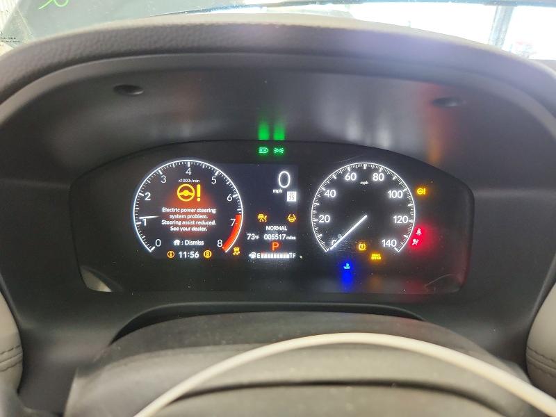 2026 Honda Hr-v VIN 3CZRZ2H71TM728285 COPART salvage auction — FRONT END, NE - CERT OF TITLE-SALVAGE, sold $9,500 on 2026-08-25 (photo 9)