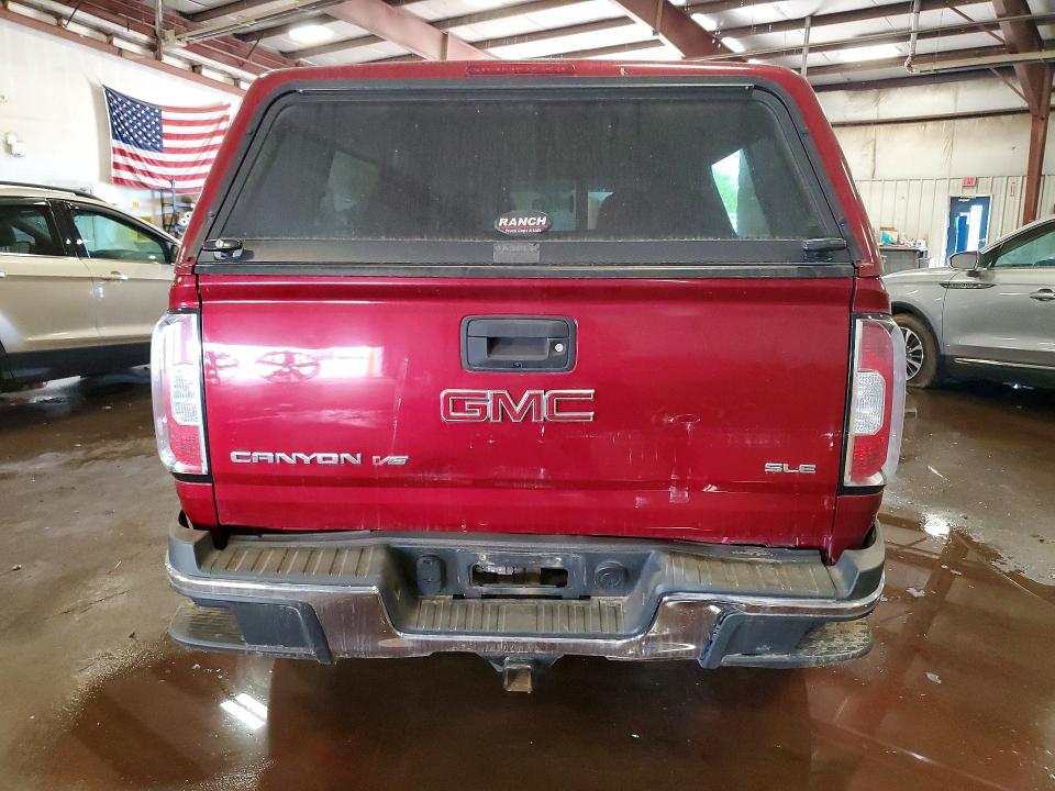 2018 Gmc Canyon VIN 1GTG6CEN0J1161415 COPART salvage auction — REAR END, Mi - Certificate Of Title, sold $7,300 on 2026-07-31 (photo 6)