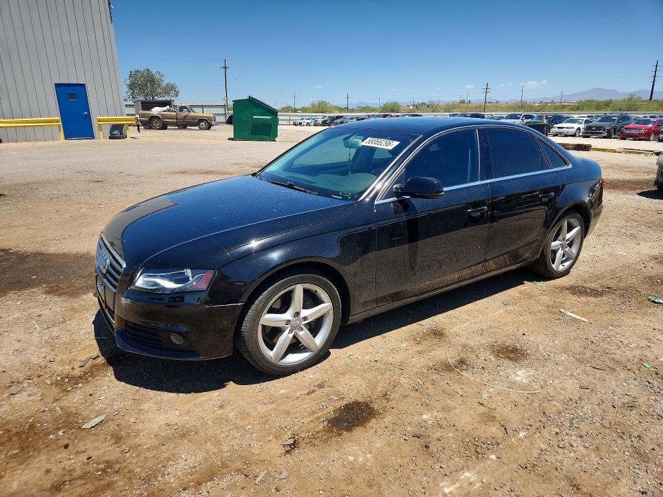 2012 Audi A4 VIN WAUBFAFL8CA082392 COPART salvage auction — FRONT END, Az - Cert Of Title - Salvage, sold $950 on 2026-07-06 (photo 1)