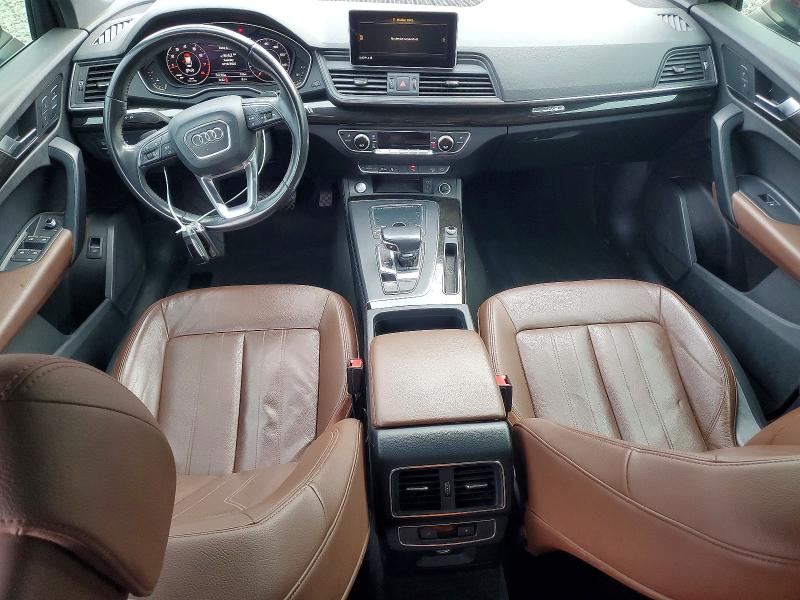 2018 Audi Q5 VIN WA1BNAFY6J2079574 COPART salvage auction — SIDE, Ca - Salvage Certificate, sold $7,400 on 2026-07-09 (photo 8)