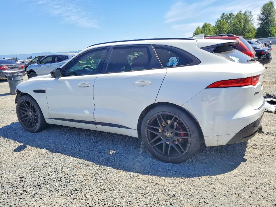 2018 Jaguar F-pace VIN SADCM2FV2JA250775 COPART salvage auction — FRONT END, Wa - Bill Of Sale, sold $3,650 on 2026-07-06 (photo 2)