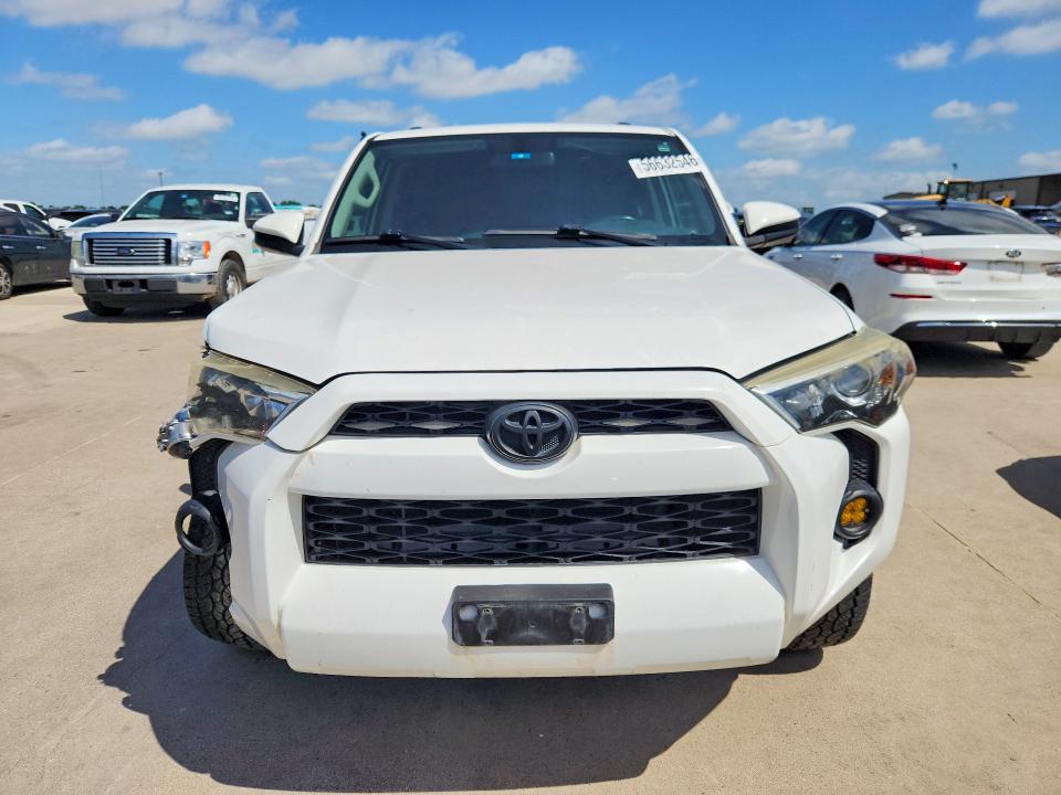 2014 Toyota 4runner VIN JTEZU5JR5E5079774 COPART salvage auction — FRONT END, Tx - Salvage Vehicle Title, sold $8,200 on 2026-07-09 (photo 5)