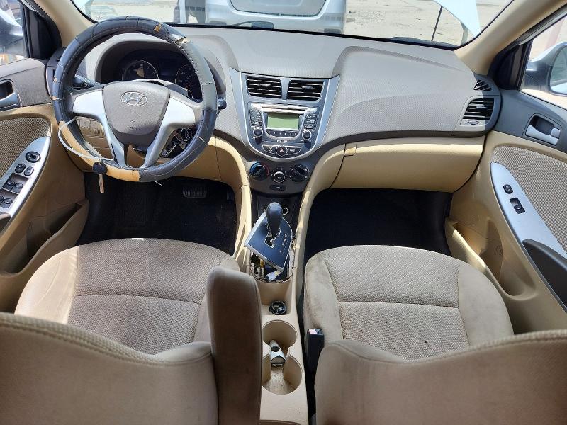 2013 Hyundai Accent VIN KMHCT4AE4DU305775 COPART salvage auction — VANDALISM, La - Cert Of Title-Salvage, sold $450 on 2026-07-08 (photo 8)