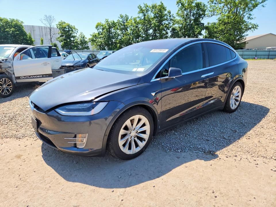 2018 Tesla Model x VIN 5YJXCDE23JF122300 COPART salvage auction — MINOR DENT/SCRATCHES, NY - CERT OF TITLE-REBUILT SALVAGE, sold $8,400 on 2026-07-08 (photo 1)