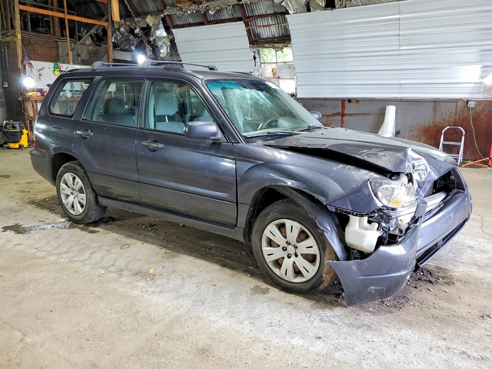 2008 Subaru Forester VIN JF1SG63628H716070 COPART salvage auction — FRONT END, NY - MV-907A SALVAGE CERTIFICATE, sold $425 on 2026-07-13 (photo 4)