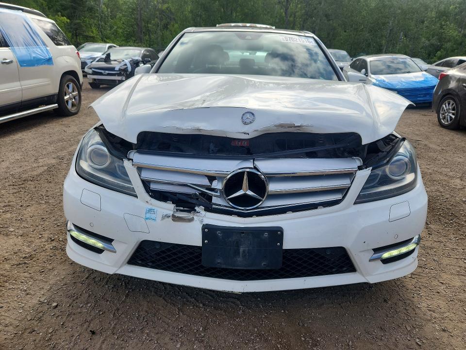 2013 Mercedes-benz VIN WDDGF8JB8DA790133 COPART salvage auction — FRONT END, On - Permit No Brand - Unfit, sold $1,700 on 2026-07-02 (photo 5)