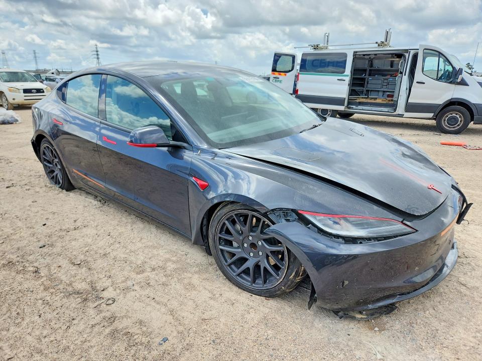 2024 Tesla Model 3 VIN 5YJ3E1EA0RF869685 COPART salvage auction — FRONT END, Tx - Salvage Vehicle Title, sold $13,499 on 2026-07-14 (photo 4)